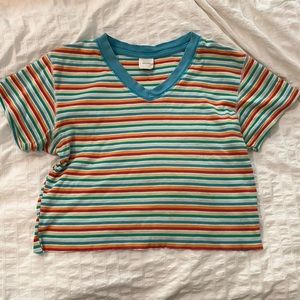 90s striped Victoria’s Secret crop top